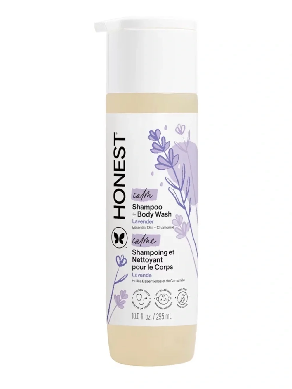The Honest Company Lavender + Chamomile Shampoo & Body Wash - White, Lavender